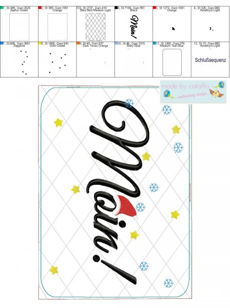 mbroidery design maritime pot mats ITH for 7.8.2x7.8" hoops and bigger "Sailboat"