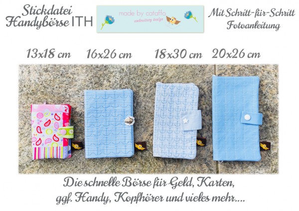 Stickdatei "Handybörse" ITH 16x26 cm