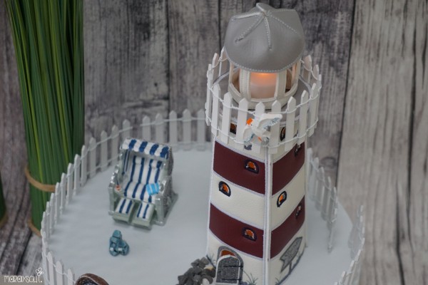 "Leuchtturm 3D" ITH Stickdatei ab 14x20 cm * Bausatz*