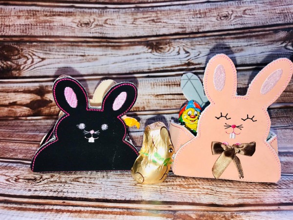 Embroidery file 6.3x10.3"Bunnybox from 5x7" including craft sheet