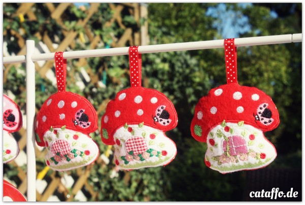 Stickdatei Pilzhänger ITH 10x10