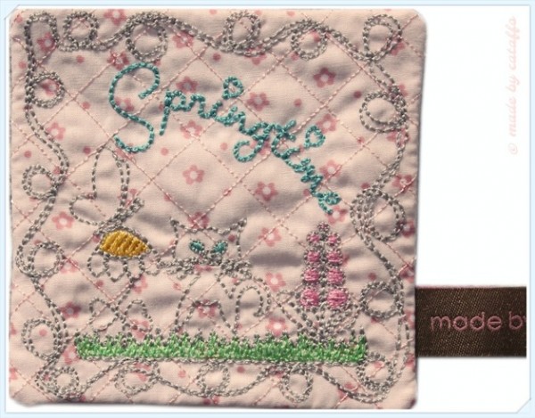 Springtimes Stickdatei für Mug Rugs - 10x10