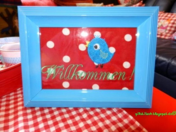 Stickdatei für Türschilder ITH - für 13x18 cm