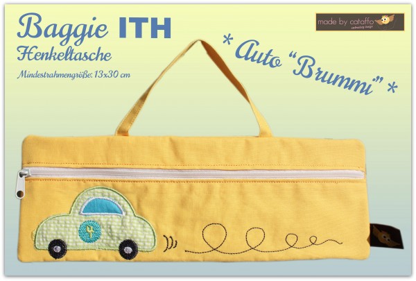 ITH Embroidery design "Baggie" 5.1" x 11.8" "Complete collection"