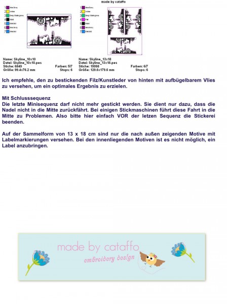 Stickdatei Schlüsselanhänger 6 maritime Designs - SuperSet!