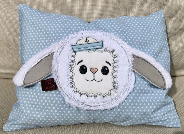 Stickdatei Lamm - Applis "Lamberto" & "Lara" für Rahmen ab 13x18 cm