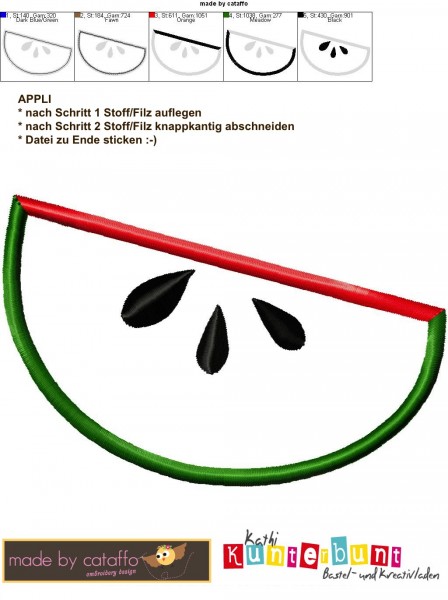 Stickdatei Forest Picnic ab 10x10cm - Rahmen