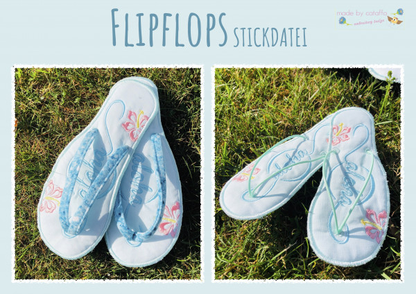 ITH Flipflops from 3.9" x 3.9" frame