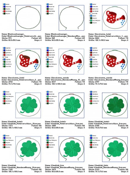 Stickdatei "Pilzhaus" Haustürschild ITH 18x30cm