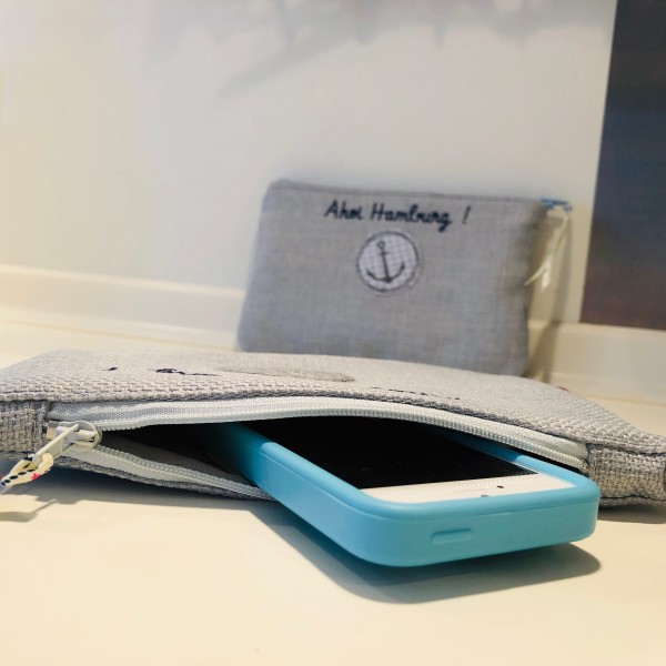 Stickdatei Anker Doodlekreis ab 10x10 cm Rahmen