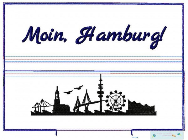 Stickdatei Feuchttücher *Komplett - 10 Versionen* - 18x30 cm