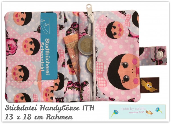 Stickdatei Handybörsen & Minibörse -3 Rahmengrößen- ITH