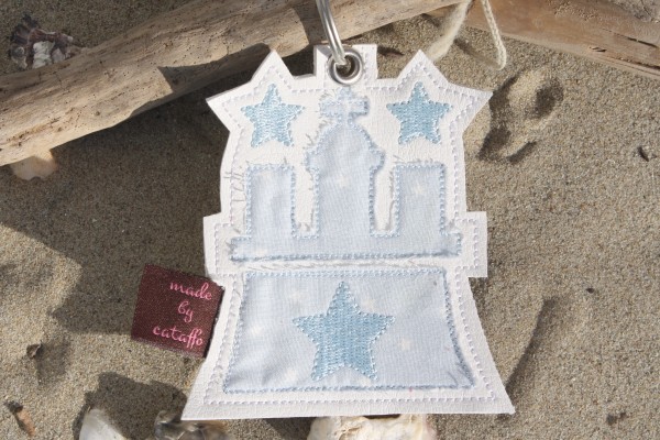 Stickdatei Schlüsselanhänger Hammaburg