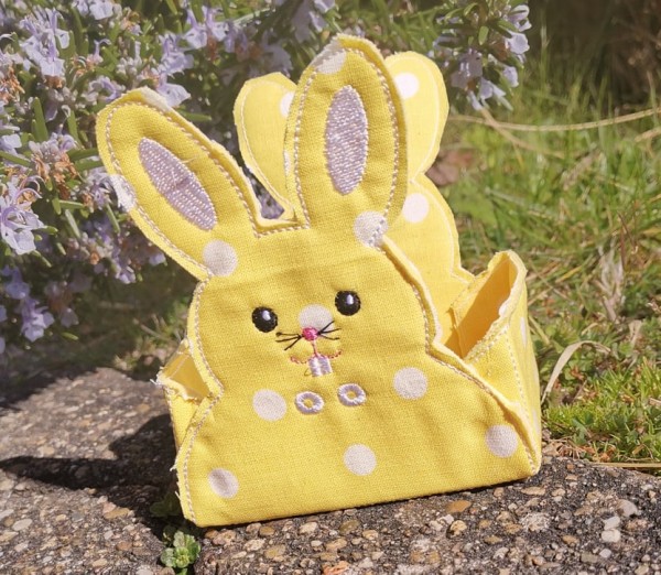 Embroidery file 6.3x10.3"Bunnybox from 5x7" including craft sheet