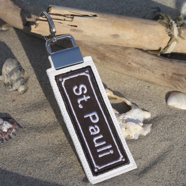 Stickdatei Schlüsselanhänge Nostalgieschilder