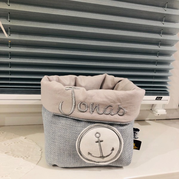 Stickdatei Anker Doodlekreis ab 10x10 cm Rahmen