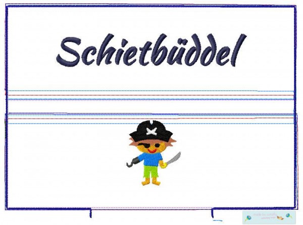 Stickdatei Feuchttücher *Komplett - 10 Versionen* - 18x30 cm