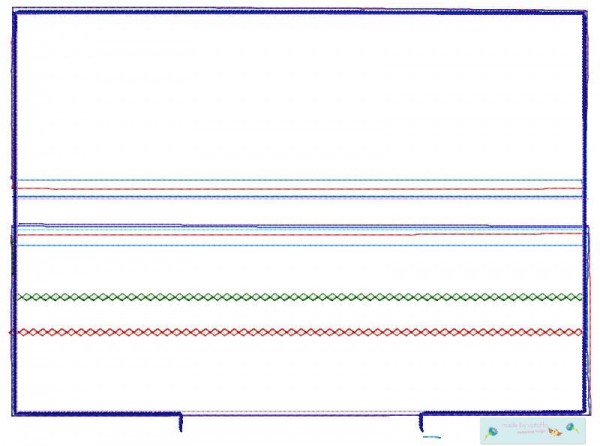 Stickdatei Feuchttücher *Webband* - 18x30 cm