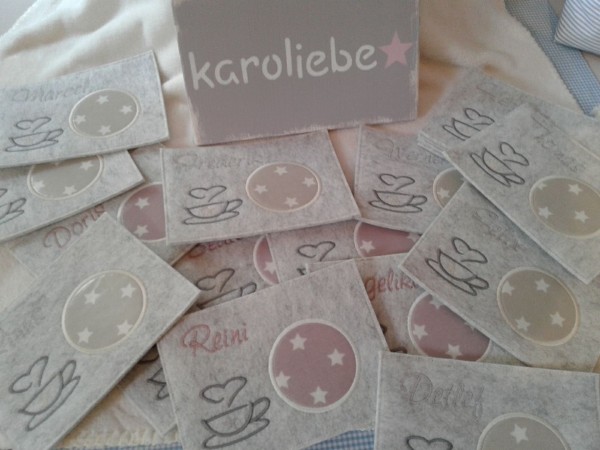 Stickdatei für Mug Rugs ITH - für 13x18 cm