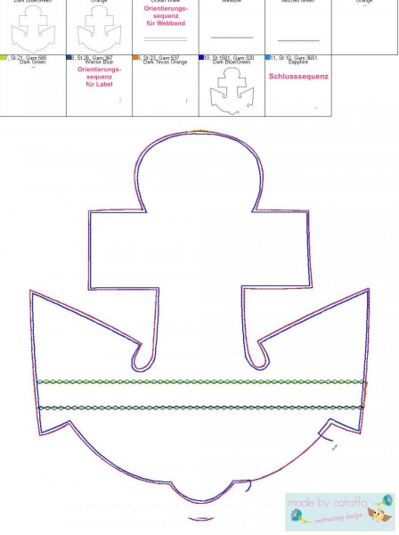 Stickdatei Anker ITH 20x30 cm