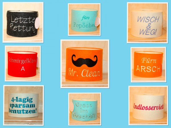 Klorollensprüche - Stickdatei