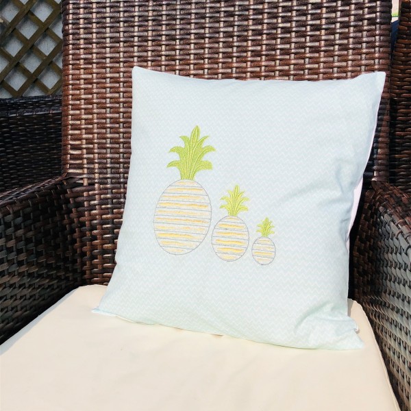 Embroidery design negative application "Ananas" for 4 x 4 " hoop