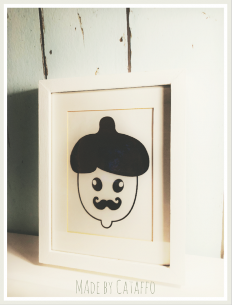 Freebie Plotterdatei "Fräulein Eichel"