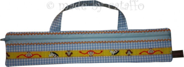 Embroidery design LUNGA - lange Flötentasche ITH -