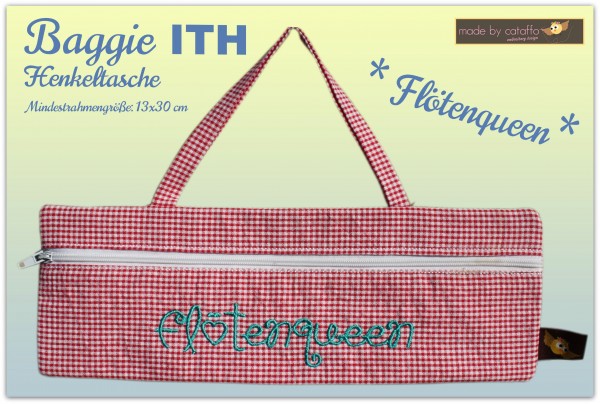 ITH Embroidery design "Baggie" 5.1" x 11.8" "Complete collection"