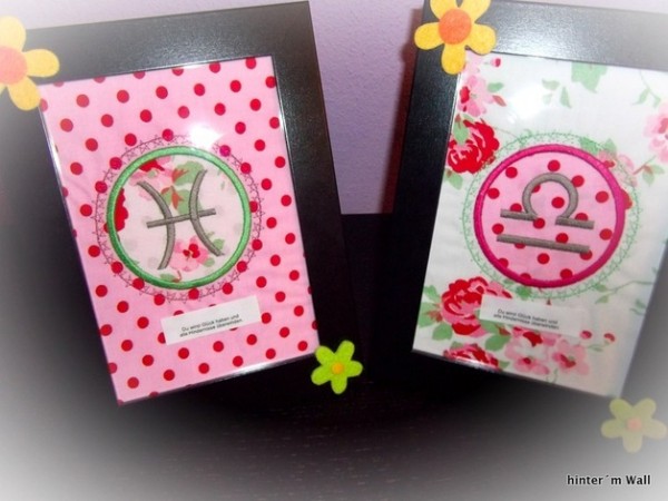 Stickdatei Sternzeichensymbole