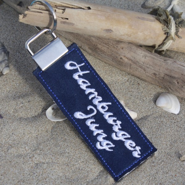 Stickdatei Schlüsselanhänger Hamburger Deern + Hamburger Jung