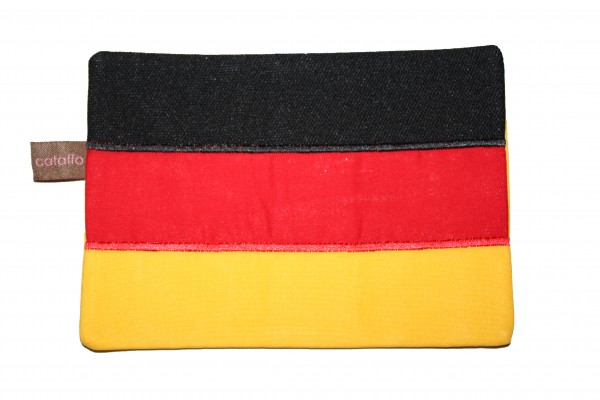 Stickdatei für Flaggen Mug Rugs - für 13x18 cm