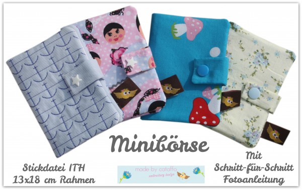 Stickdatei "Minibörse" ITH 13x18 cm