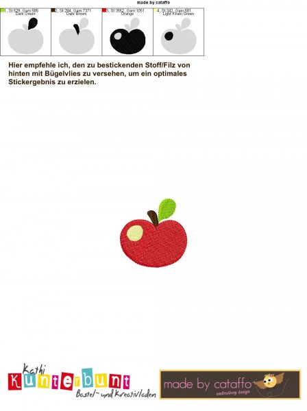 Forest Picnic Stickdatei Motive 13x18 cm