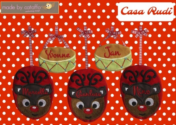 Stickdatei "Casa Rudi" Hausschild ITH 13x18 cm