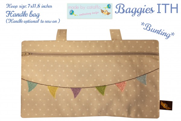 ITH Stickdatei Baggie *Komplett - 17 Versionen* - 18x30 cm