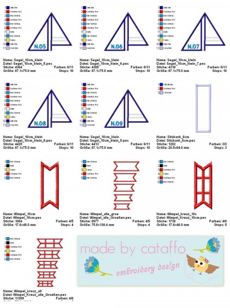 Boat 3D *size XS* 4x4" frame