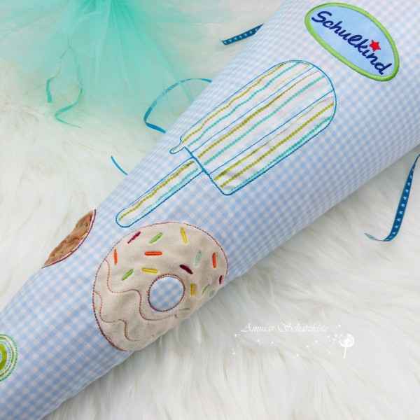 Embroidery design negative application "Popslice" for 4 x 4 " hoop