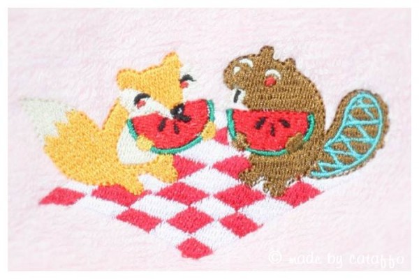 Forest Picnic Stickdatei Motive 13x18 cm