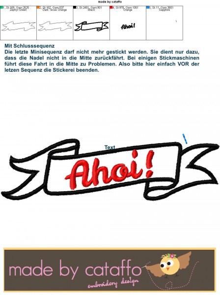 Stickdatei Hamburger Allerlei- Ankerliebe 10x10cm