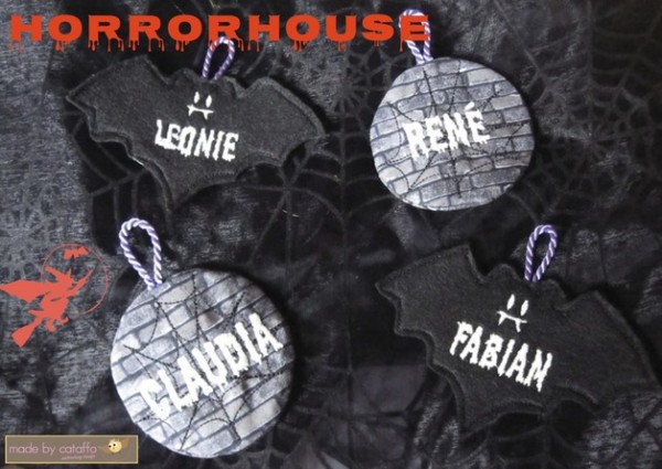 Stickdatei "Horrorhouse" Haustürschild ITH 13x18cm