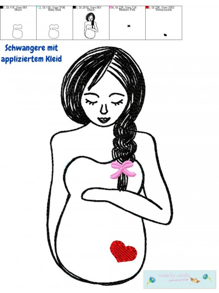 Embroidery design "cellphone wallet" ITH 6.2 x 10.2 " hoop