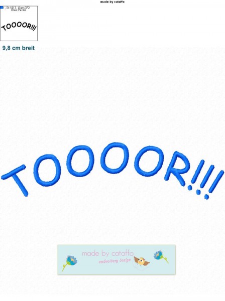 Stickdatei für Flaggen Buttons - Trikot Pimper -Deutschlandherz