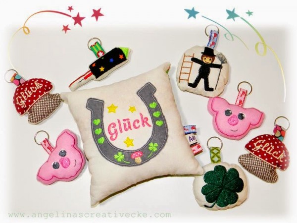 Stickdatei "Glücksdatei" Hausschild ITH 16x26cm