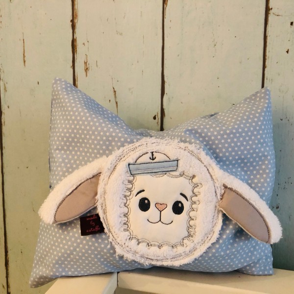 Stickdatei Lamm - Applis "Lamberto" & "Lara" für Rahmen ab 13x18 cm