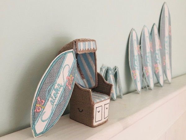 Flip-flop from 3.9" x 3.9" frame