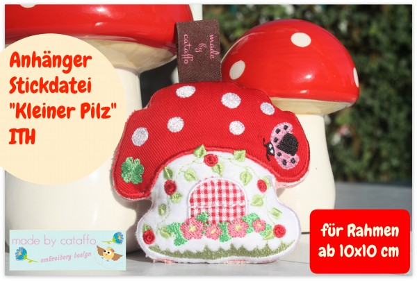 Stickdatei Pilzhänger ITH 10x10