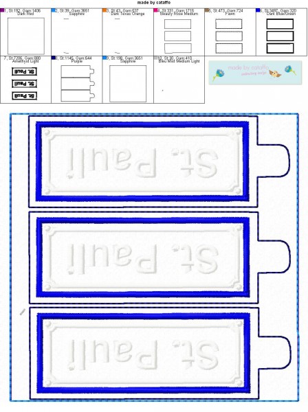 Stickdatei Schlüsselanhänger 6 maritime Designs - SuperSet!