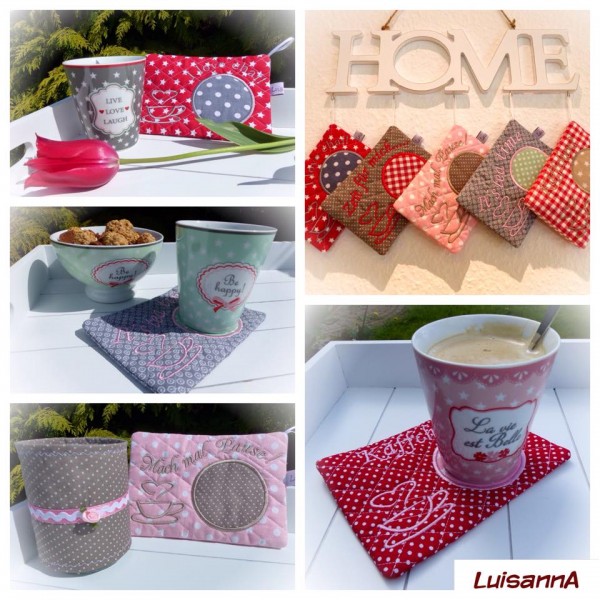 Stickdatei für Mug Rugs ITH - für 13x18 cm