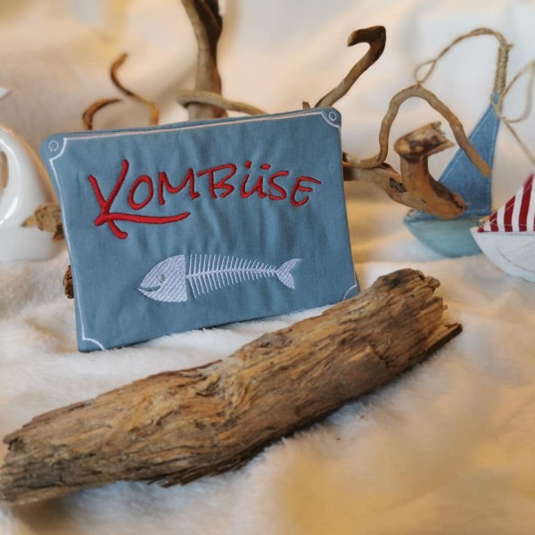 "Maritime Türschilder" ITH Stickdatei 13x18 cm